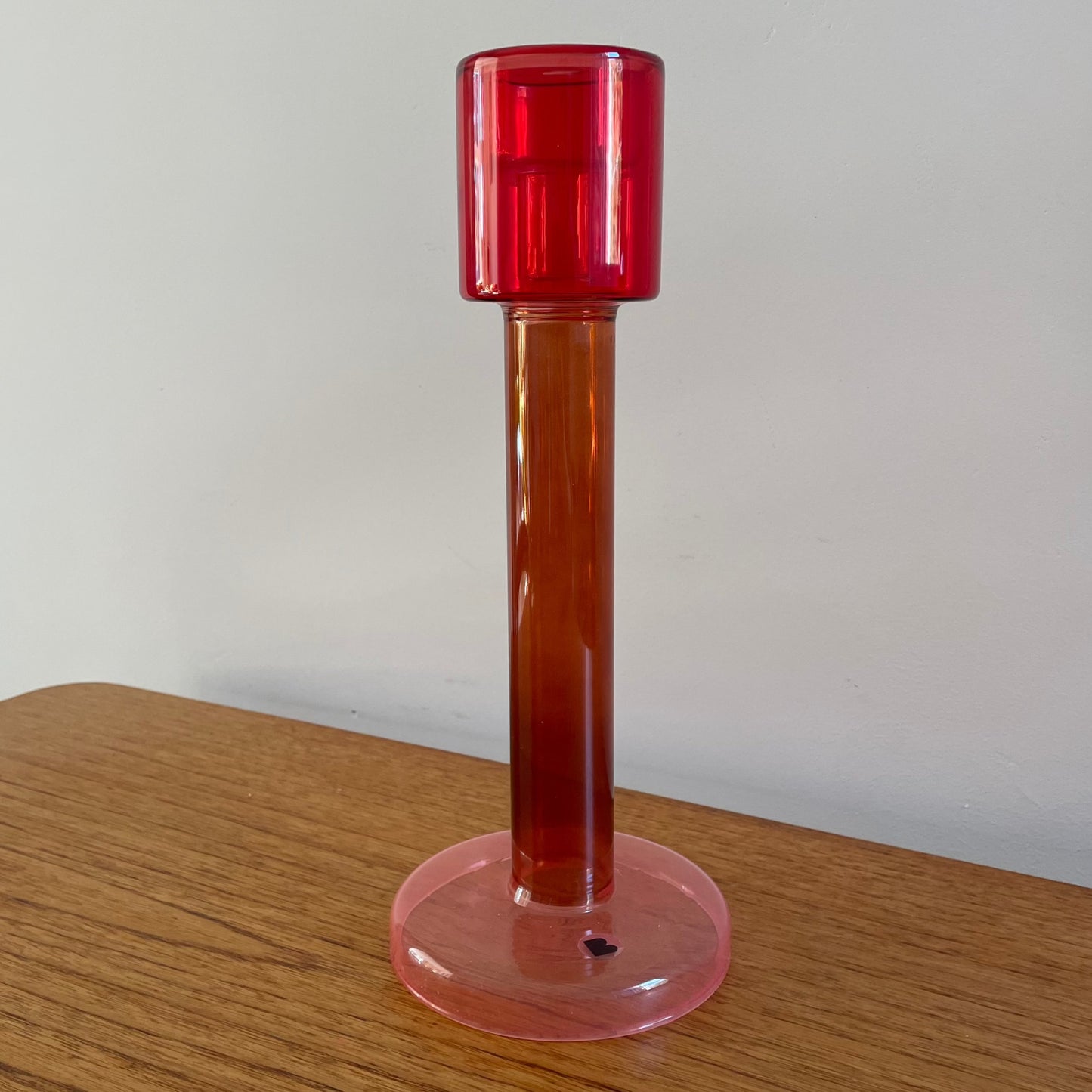 Bole Candleholder Large Red/Pink - SALE 30% OFF!