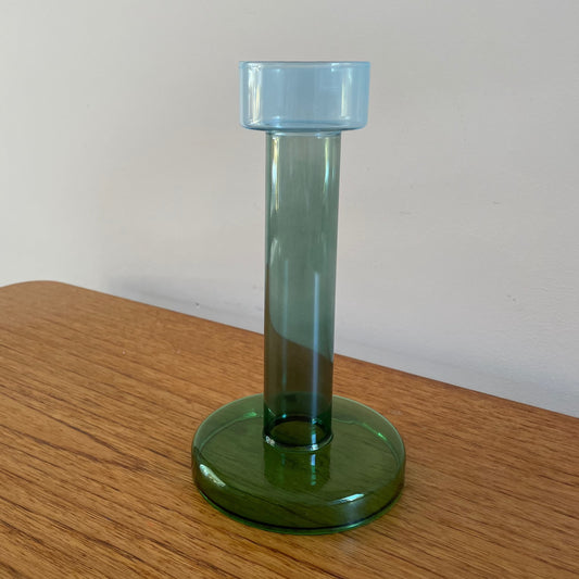 Bole Candleholder Medium Blue/Green - SALE 30% OFF!